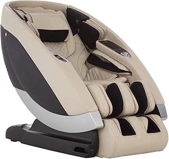 Super Novo Zero Gravity Massage Chair - Virtual Therapist w/Alexa, Cloud Touch Acupressure - 3D & 4D Full Body Massage, Stretch & Deep Tissue for Recovery - 38 Wellness Programs, Cream