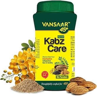 Vansaar KabzCare Granules – 240g | Quick Relief from Constipation, Indigestion, Gas & Acidity