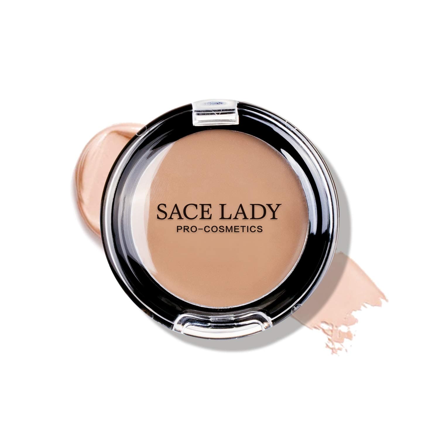 SACE LADY Full Coverage Concealer Cream Makeup, Waterproof Matte Smooth Concealer Corrector Long Lasting for Dark Spot Under Eye Circles Cover, 6g/0.2Oz (#30 Light Natural)