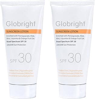Sunscreen SPF 30 Lotion | Paraben Free UVA UVB Sun Protection for Men and Women (50 ml Pack Of 2)