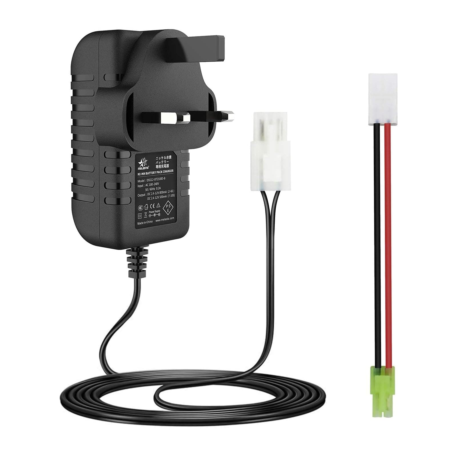 Intelligent 7.2V 8.4V 9.6V NIMH Battery Charger for 2-10S Airsoft Battery RC Car Battery with Standard Tamiya and Mini Tamiya Connector