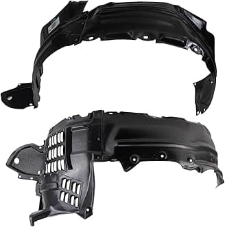 TRQ Inner Fender Liner Set Compatible with 2008-2015 Lexus LX570 LX1248107 LX1249107