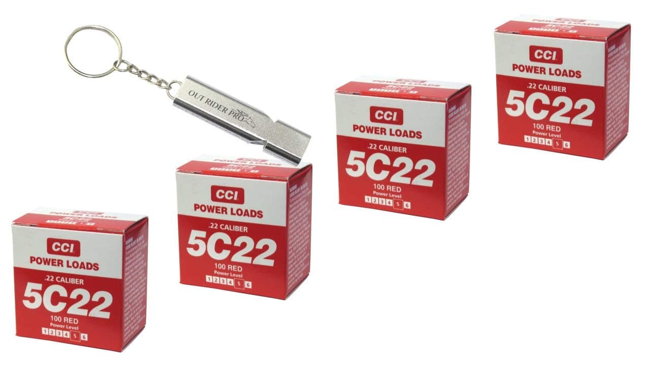 D.T. System Blank 4-Pack Red Powerloads Heavy with Free Out Rider Pro Whistle