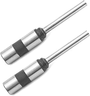 4.5mm Paper Punch Drill, Straight Shank Hollow Bit Tool, for Hole Puncher Punching Machine 2Pcs