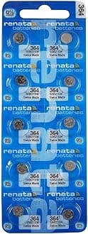 10 Pack Genuine Renata 364 SR621SW Swiss Made Wrist Watch Low Drain Silver Oxide Batteries