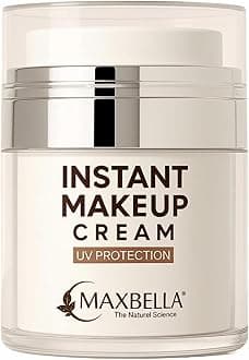 Instant Makeup & Spot Coverage Cream | 3-in-1 Primer, Highlighter & Moisturizer | Niacinamide Enriched | Waterproof, Long-Lasting, UV Protection | 45g (HoneyLumi)