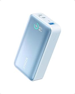 AnkerPower Bank, Power IQ 3.0 Portable Charger with PD 30W Max Output (PowerCore 30W), 10,000mAh Battery Pack for iPhone 15/15 Plus/15 Pro/15 Pro Max, MacBook, Dell, Microsoft Surface, and MoreClimatePartner certified