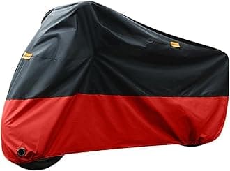 LUYAO Motorcycle Cover For Honda Goldwing 1100 1200 1500 1800 XXXL Outdoor Black+Red