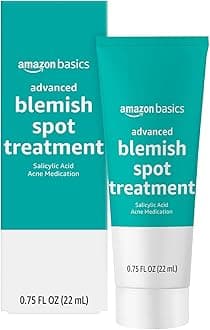 Amazon Basics Advanced Acne Spot Treatment with 2% Salicylic Acid Medication, Blemish Treatment, 0.75 Fluid Ounces, 1-Pack