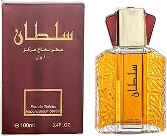 Dubai Perfume for Men - Sultan Gold Perfume Oil, arabic cologne for men, Elegant & Long Lasting Scent, Arabic Perfume Oil for Men, Show Men Noble Temperament (Red)