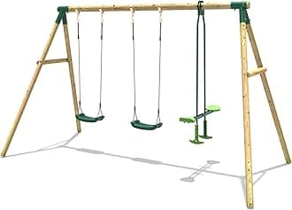 Rebo Neptune Triple Swing Set