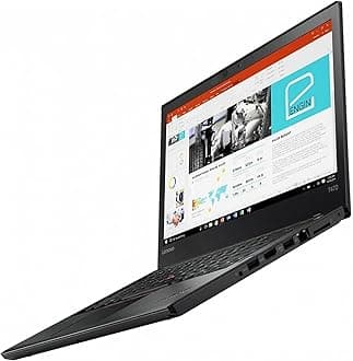 Lenovo Thinkpad T470 14 IPS Full HD FHD, Business Laptop (14-inch Intel Core i5-6300U, 16GB DDR4 RAM, 256GB PCIe NVMe M.2 SSD) Thunderbolt, Type-C, HDMI, RJ-45, Windows 10 Pro (Renewed)