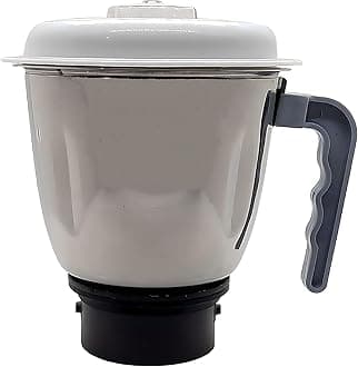 AJS spares- HL1643/ HL1645/ HL1641/ HL1629/ HL1618, Multipurpose Medium/Dry Jar for PHILIPS Mixer Grinders (Steel) (1 Liter)