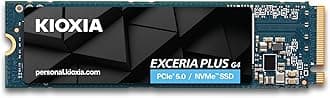 Former Toshiba Memory EXCERIA Plus G4 NVMe™ Internal SSD 2TB NVMe M.2 Type 2280-S3-M PCIe Gen 5.0 x 4 Gaming Storage, Read 10,000 MB/s, Equipped with BiCS Flash TLC|TBW 1200|Japanese Brand