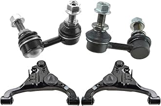 TRQ Front Suspension Kit Control Arm with Ball Joint Sway Bar Stabilizer Link Compatible with 2005-2020 Nissan Frontier 2005-2012 Pathfinder 2005-2015 Xterra 2009-2012 Suzuki Equator