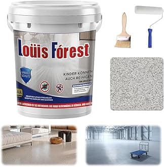 High-Gloss Marble Effect Epoxy Floor Coating, Waterproof, Non-Slip, Long-Lasting Louis Forest Epoxy Floor Paint, Marble-Like Finish, Suit for Multiple Surfaces