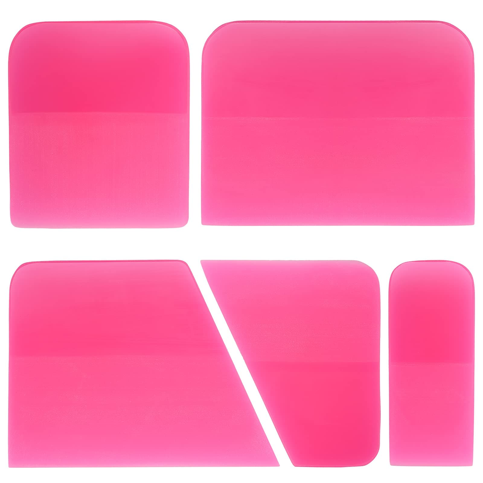 PPF Squeegee Kit - 5 in 1 Anti-Scratch Soft TPU Squeegee for Vinyl, Small Tint, Paint Protection Film, Vinyl Wrap/Window Tint Tools, Mirror/Window/Household Cleaning