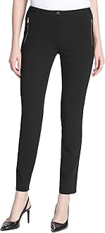 Women's Classic Fit Straight Leg Suit Pant, Black