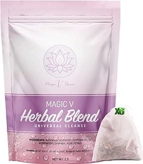Magic V Steam Yoni Herbs For Cleansing & Tightening Facial At Home L Ing Natural 6 Herbal Bags Easier Clean Up