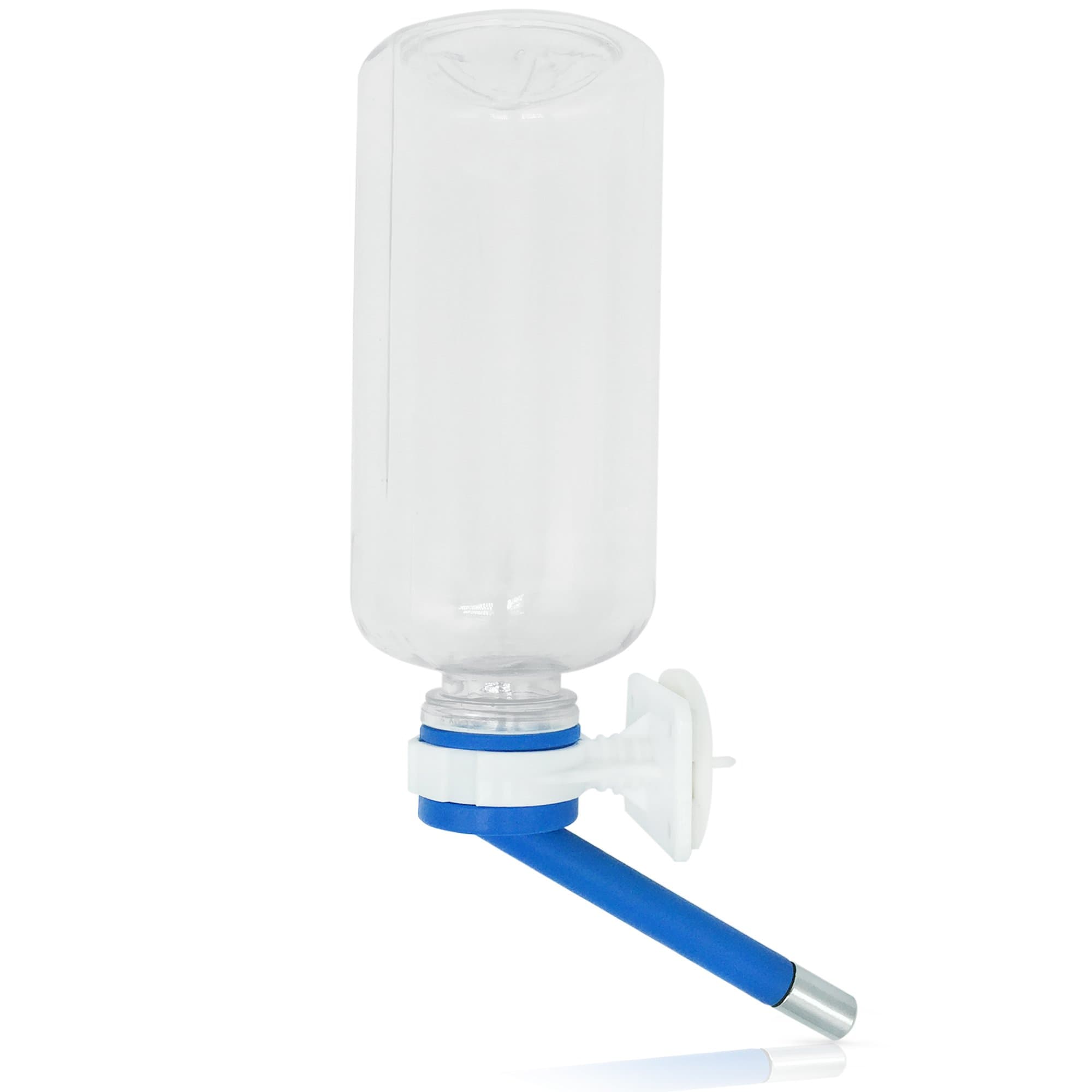 SatisPet Rabbit Automatic Non-Drip Water Bottle 16 fl oz – Small Animal No-Leaking Water Dispenser – Leak-Proof Rodent Pet Water Drinker – Drip-Proof Water Feeder for Chinchillas Bunny Squirrel