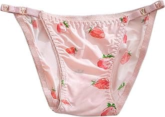 - Waist Sexy 1 Underwear Print Lingerie Women's Panties Women's Panties Ski Underwear Men's Set Short, pink, L