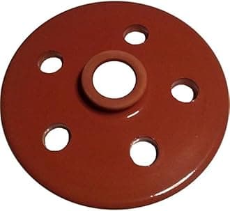 Serazat Handmade Clay Pot Dolma Lid Cover-Terracotta Unglazed Grape Leaf Roll Lid Natural Earthenware Weighted Cooking Grill Plate for Dolma Perfect Tool for Stuffed Dishes! (Medium 8.2 in)