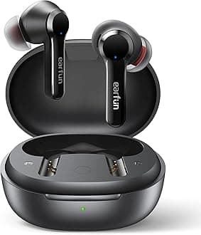 Air Pro 2 Noise Cancellation Earbuds, Active Noise Canceling Wireless Earbuds, 6 Mics Clear Call, Up to 40dB, in-Ear Detection, 34H Playtime, Wireless Charging, App Custom EQ