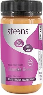 Manuka Honey - MGO 830+ - Pure & Raw 100% Certified UMF 20+ Manuka Honey - Bottled and Sealed in New Zealand - 17.6 Ounce (Pack of 1) New Version