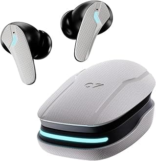 GOBOULT Astra Neo Bluetooth in Ear Earbuds with 70H Playtime, 40mm Bass Driver, Zen ENC Mic, Type-C Fast Charging, 4 EQ Modes, Bluetooth 5.4, Low Latency Gaming, Made in India, Wireless Earbud (White)