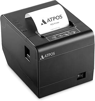 AT-402 80mm Thermal Receipt Printer | Bluetooth & USB | High-Speed Printing with Auto Cutter (Black)