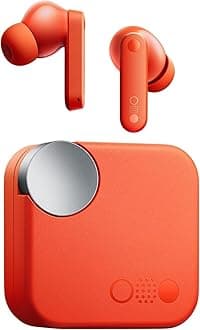 CMF BY NOTHING Buds Wireless Earbuds,42dB Active Noise Cancellation,35.5H Playtime IP54 Waterproof Earphones,Bluetooth 5.3 Dual-Device Connection in Ear Headphones for iPhone & Android (Orange)