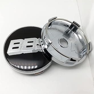 Aamron Hub Centre Caps for BBS Wheel Center Caps&Waterproof 4Pcs 56mm, Dustproof Hubcaps for Rims, Car Styling Accessories,F, normal