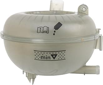 TRQ Radiator Coolant Reservoir Expansion Tank Overflow Bottle Compatible with Audi Volkswagen VW3014109