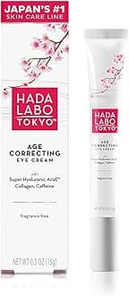 Hada Labo Tokyo Age Correcting Eye Cream, Ivory, Fragrance free, 0.5 Ounce, 1802