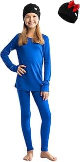 Merino Wool Base Layer Kids Set - Midweight Unisex Merino Wool Thermal Underwear For Kids Top, Bottom, Cuff BeanieOEKO-TEX STANDARD 100