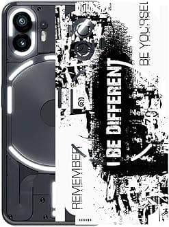 AtOdds - Full Body Back Screen Guard Protector Film - Lamination Wrap Skin Sticker for Nothing Phone 2 (5G) | Scratchproof Matte Finish (Design - Be Different)