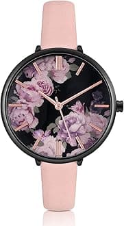 Womens Watches Leather Quartz Watch Waterproof Fashion Wristwatch for Women Ladies Girls