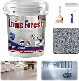 DIY Upgrade High-Gloss Marble Effect Louis Epoxy Floor Coating, Garage Swimming Pool Epoxy Floor Paint, Marble-Like Finish, Suit for Multiple Surfaces
