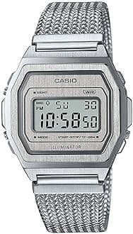 Casio Watch A1000MA-7EF, silver, A1000MA-7EF