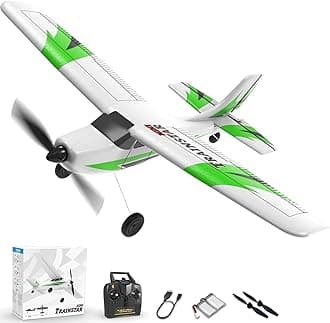RC Plane for Beginners, 3CH Airplane 2.4Ghz Remote Control Plane with Xpilot Self Righting&One Key Aerobatic for Adults (76101RTF)