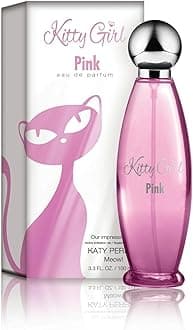 KITTY GIRL PINK Eau de Parfum for Women 3.4 Fl Oz - Notes: Honeysuckle, Vanilla, Pear