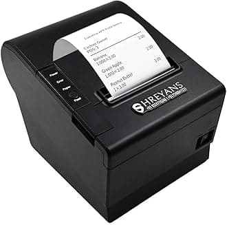 SHREYANS 80mm Thermal Receipt Printer with Auto Cutter (USB+WIF)