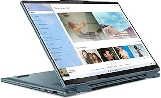Lenovo Yoga 7i 2-in-1 Gen 7 Laptop with 14" 2.2K 100% sRGB Touchscreen (2240 x 1400), 12th Gen i7-1255U Processor, 16GB RAM, 1TB SSD, Wi-Fi 6, Backlit Keyboard, and Fingerprint Reader (Stone Blue)
