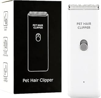 Grimgrow Dog Cat Home Hair Waterproof Clipper Portable Electric USB Rechargeable Pet Grooming Tools Low Noise Shaver Cordless Trimmer for Small and Large Pets
