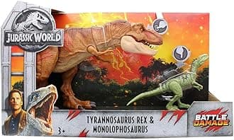 Jurassic World 2 Fallen Kingdom Tyrannosaurus Rex & Monolophosaurus