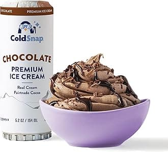Chocolate Ice Cream Pods – Decadent, Single-Serve Chocolate Dessert Made in Minutes– Rich, Creamy Treat with Zero Prep – No Freezer Required, Convenient Anytime Indulgence – pack of 12 (COLDSNAP MACHINE REQUIRED)