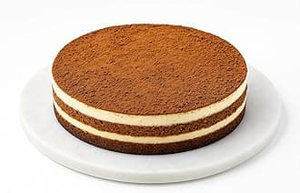 ANDY ANAND CHOCOLATIER Sugar Free Gourmet Tiramisu Mousse Chiffon Cake Decadent Delight! Velvety Baked Fresh Daily, Fresh and Natural Ingredients, No Preservatives, Amazingly Delicious and Light (2.2 lb)
