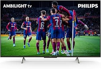PHILIPS Ambilight PUS8108 55 inch Smart 4K LED TV | UHD & HDR10+ | 60Hz | P5 Perfect Picture Engine | SAPHI | Dolby Atmos | 20W Speakers | Google Assistant & Alexa Compatible [Energy Class F]