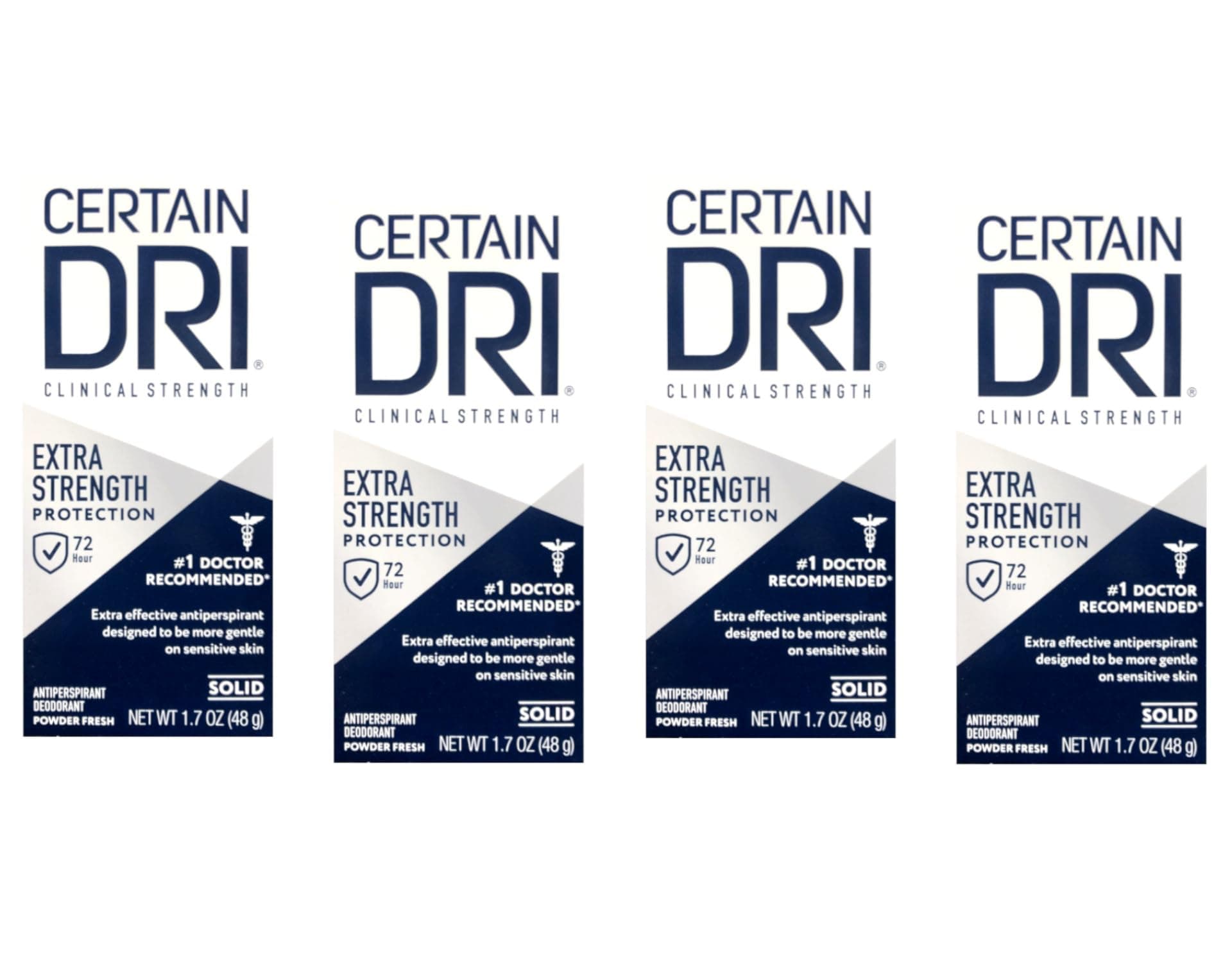 Certain Dri Anti-Perspirant Solid, 4-Pack