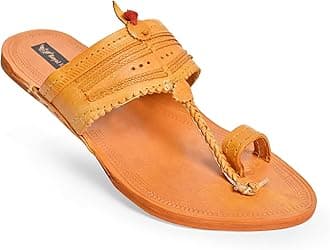 Countless StepsMen A15.2 Leather Kolhapuri Slipper